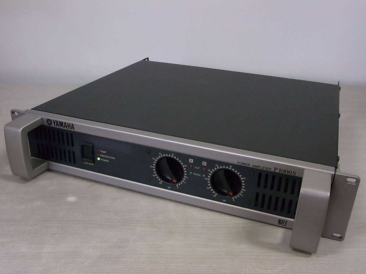 【傷や汚れあり】 YAMAHA POWER AMPLIFIERS P1000S の落札情報詳細 ヤフオク落札価格情報 オークフリー
