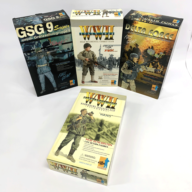 【傷や汚れあり】《ジャンク》NEW GENERATION LIFE ACTION FIGURES 4体セット/Tak・Leo・Laars・HANS《フィギュア・山城店》O2027の落札情報詳細