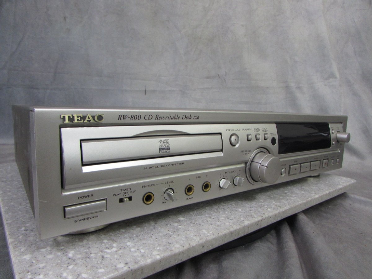 【傷や汚れあり】☆ TEAC ティアック CDレコーダー RW800 ☆中古☆の落札情報詳細 ヤフオク落札価格検索 オークフリー