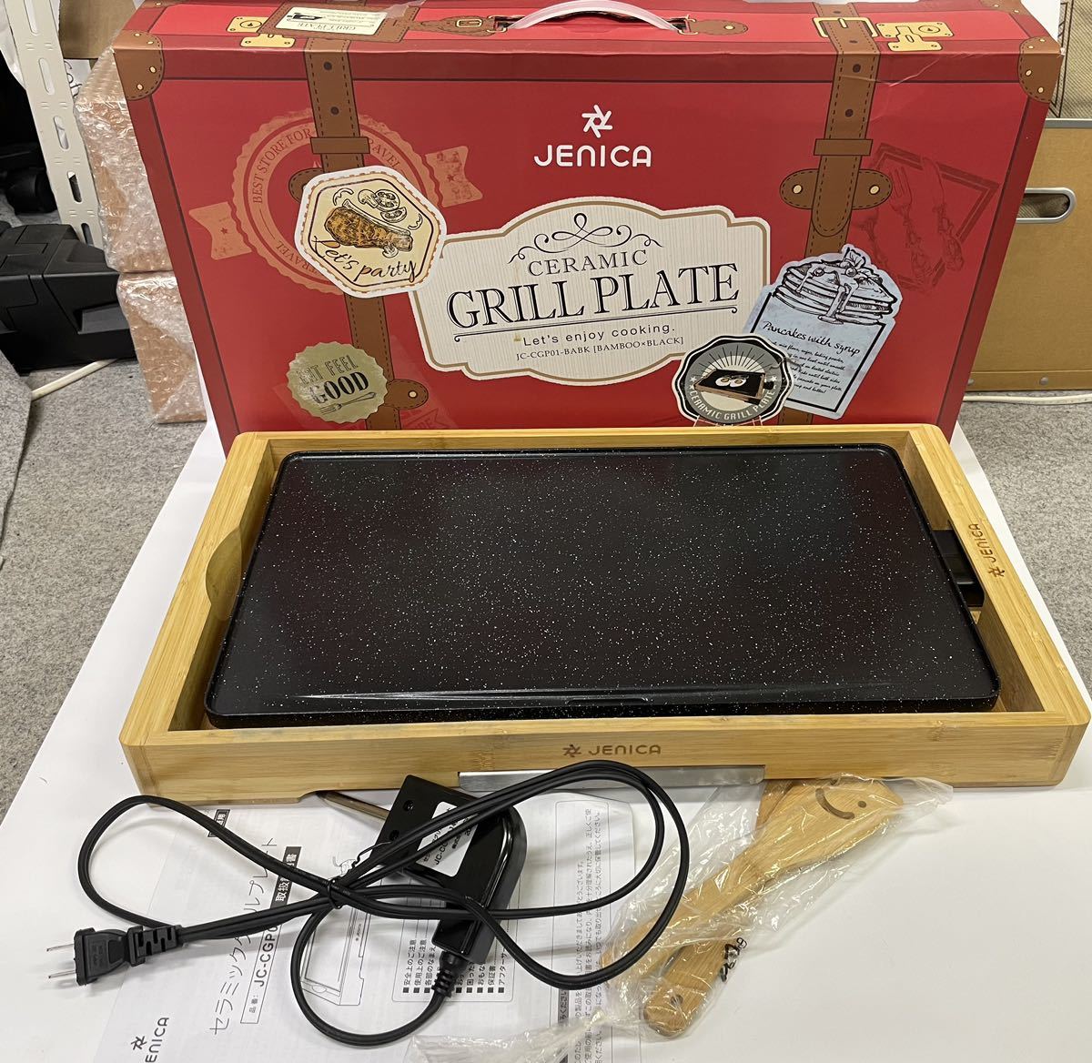 【やや傷や汚れあり】【売り切り】JENICA ジェニカ セラミックグリルプレート JCCGP01の落札情報詳細 ヤフオク落札価格検索