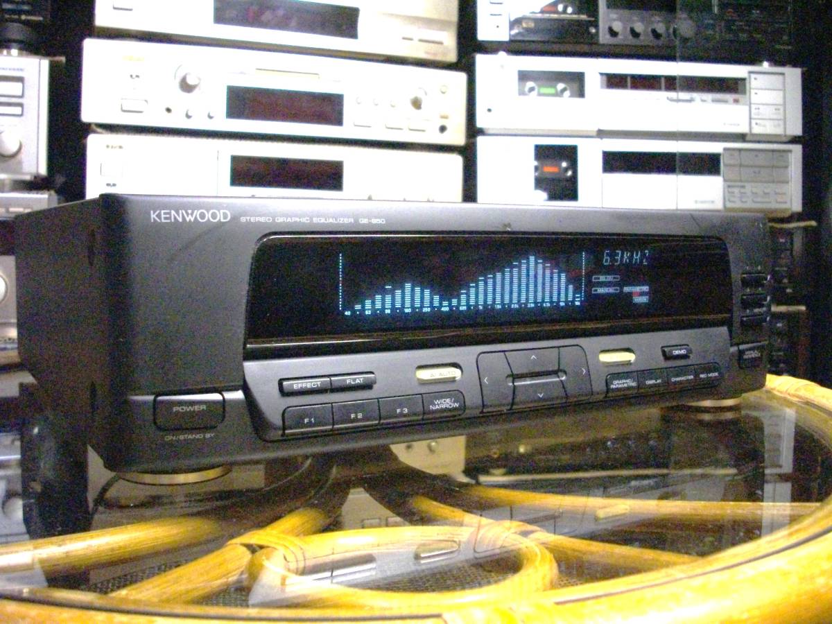 【中古】KENWOOD GE850 (TRIO)EQ ディアルグラフィック イコライザー 左右一体14素子 独立調整 スペアナ多数 パラメトリック 作動確認メンテ済みの落札情報詳細