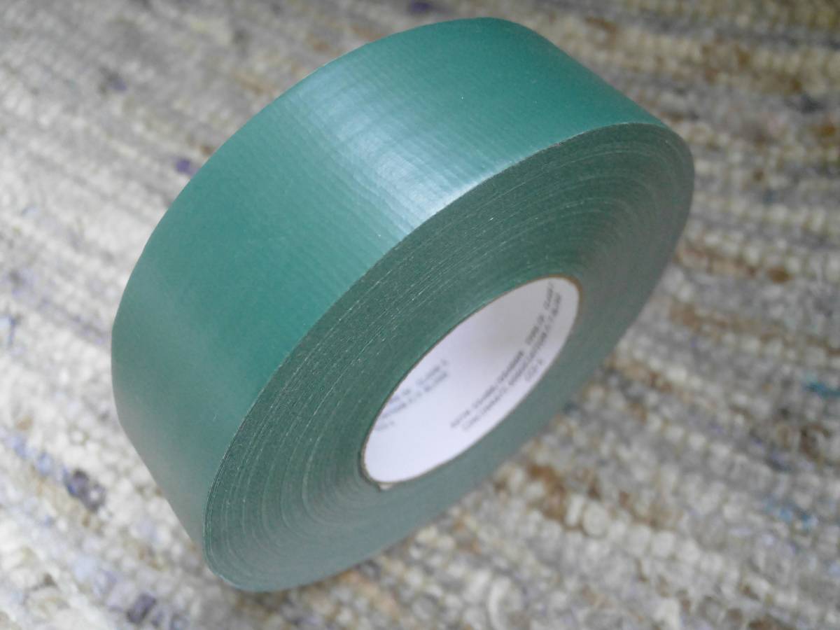 【新品】レアカラー! 新品 50m 米軍 CA製 青緑色 TYPE IV CLASS 1 ミリタリー 防水 ダクトテープ 放出品 特殊部隊