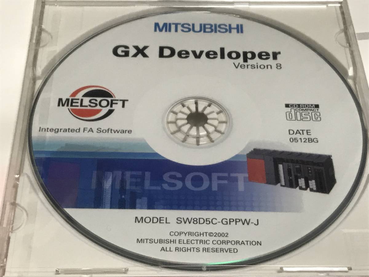 [中古]三菱電機 MELSOFT GX Developer Version 8（日本語版）標準ライセンス品 SW8D5CGPPWJ