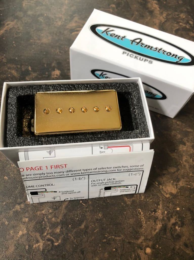 p90 KENT ARMSTRONG ( ケントアームストロング ) WPU900 Convertible P90 Gold ハムサイズ