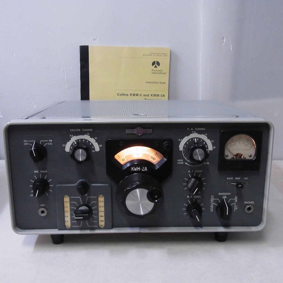 COLLINS コリンズ KWM2A トランシーバー ウィングマーク FR radioラボ製空冷ファン・取説付【40 の落札情報詳細