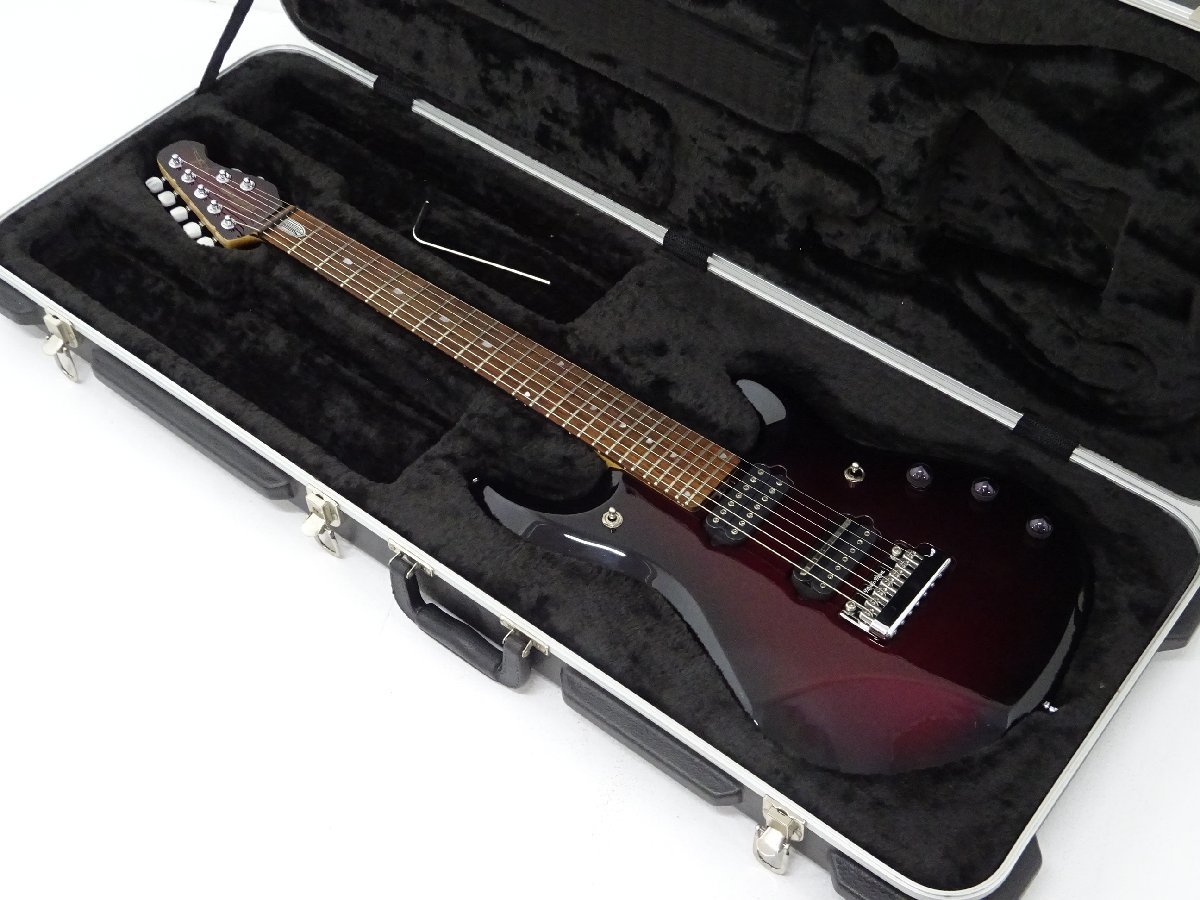 希少 超美品 MUSICMAN MJ6 John Petrucci Majesty 6 ミュージックマン エレキギター アーム ハードケース