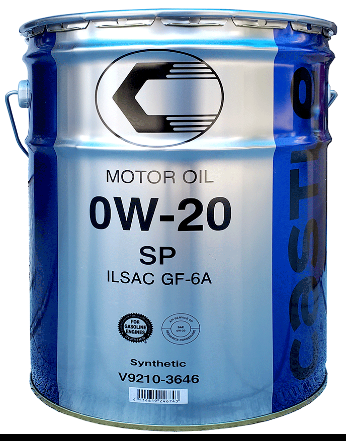 【未使用】SP 0W20 キャッスル モーターオイル SP 0W20 ILSAC GF6A エンジンオイル 4サイクルガソリンエンジン用