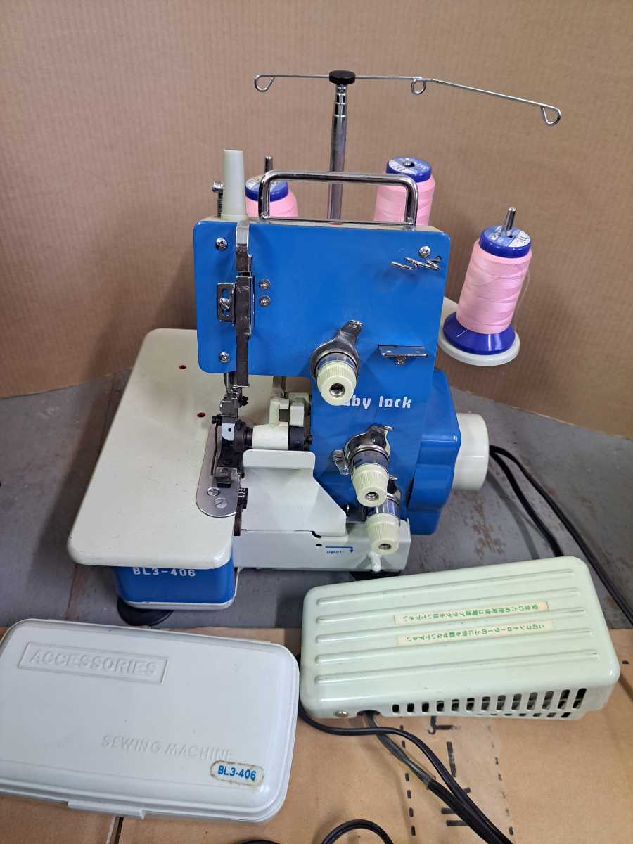 【傷や汚れあり】JUKI BL3406 ロックミシン Baby Lock ベビーロック ジューキ ※ジャンクの落札情報詳細 ヤフオク落札