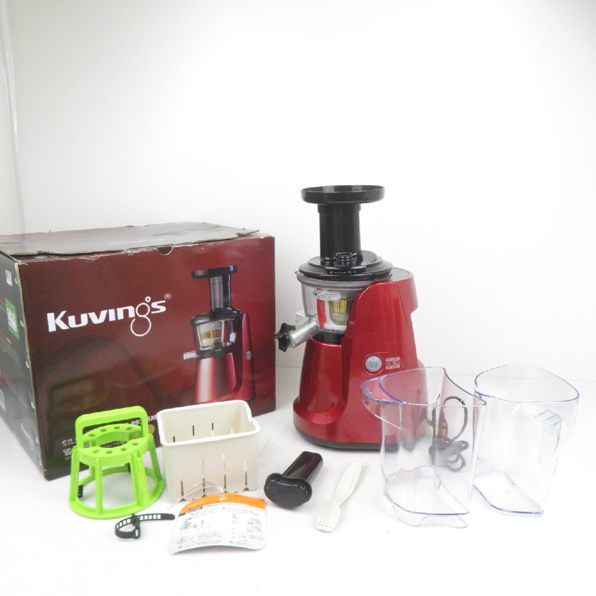 【やや傷や汚れあり】【動作確認済】 Kuvings クビンス SILENT JUICER サイレントジューサー NS993PSM ミキサー