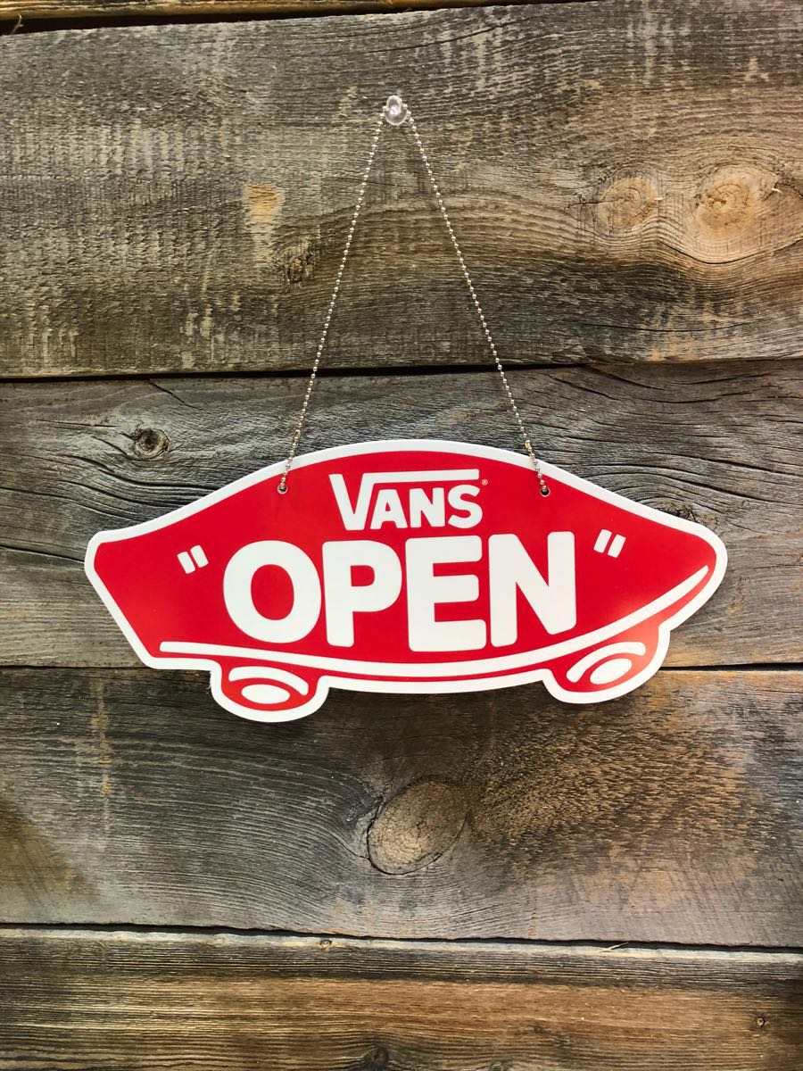 【新品】新品 VANS OPEN/CLOSED SIGN 看板 スケートの落札情報詳細 ヤフオク落札価格検索 オークフリー