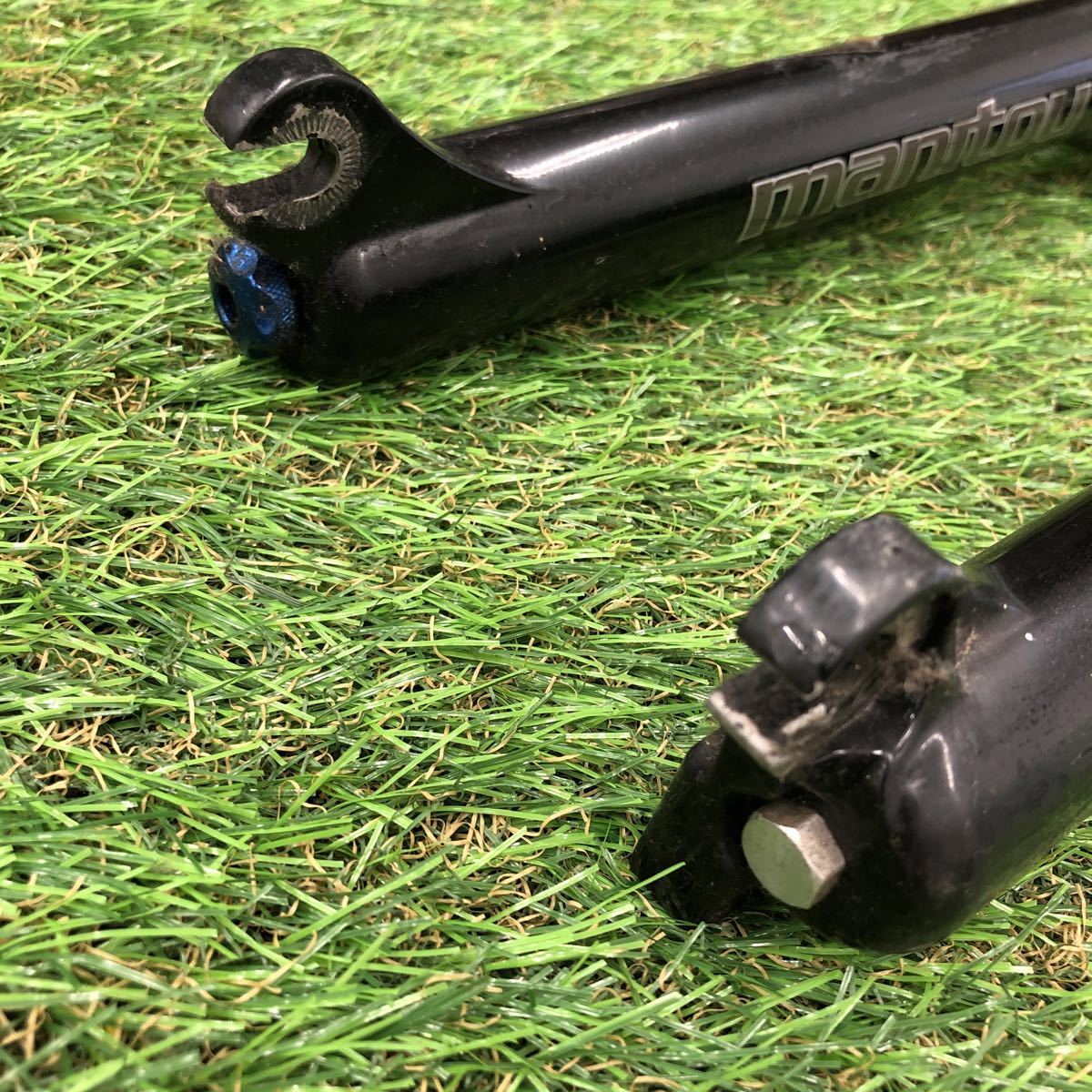 M SG274 manitou マニトウ RSEVEN マウンテンバイク MTB フロントフォーク 自転車パーツ 中古の落札情報詳細