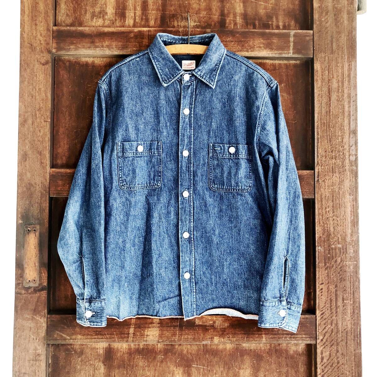 【中古】TENDERLOIN テンダーロイン TDENIM WORK SHT WASH Mサイズ デニムシャツ/長袖 の落札情報詳細 ヤフオク落札価格情報 オークフリー