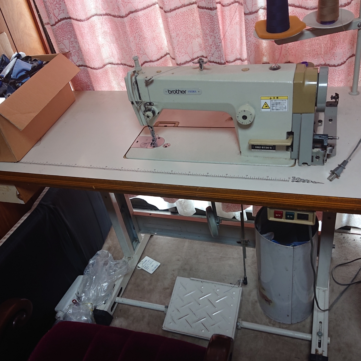 ほんとに最後の最終値下げ 兵庫県川西市 引取限定 ブラザー brother EXEDRA 工業用ミシン DB2B7365 ジーンズ用
