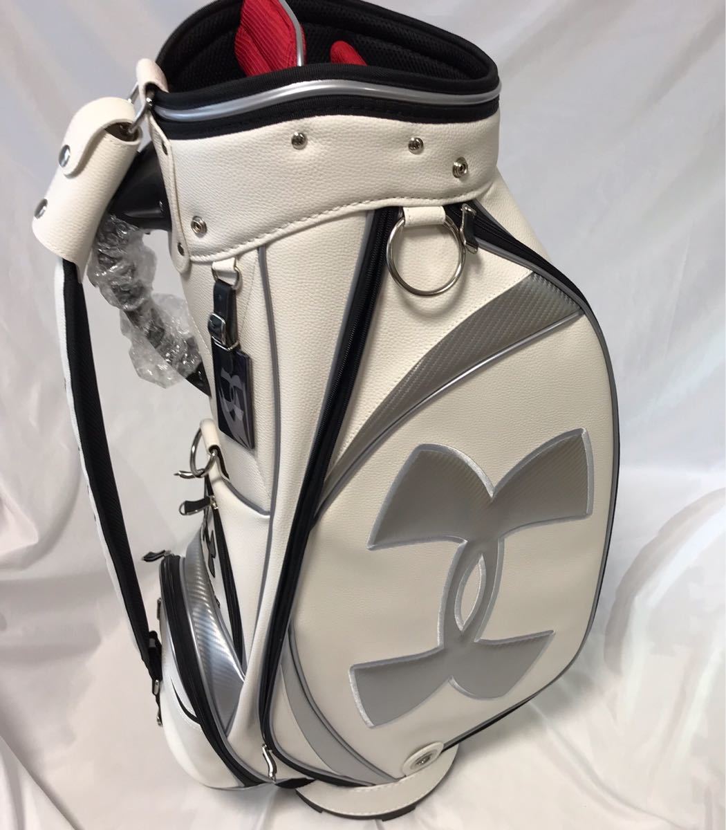 【新品】新品!/ アンダーアーマー ゴルフ キャディバッグ ツアーバッグ /ホワイト/9.0インチの落札情報詳細 ヤフオク落札価格検索