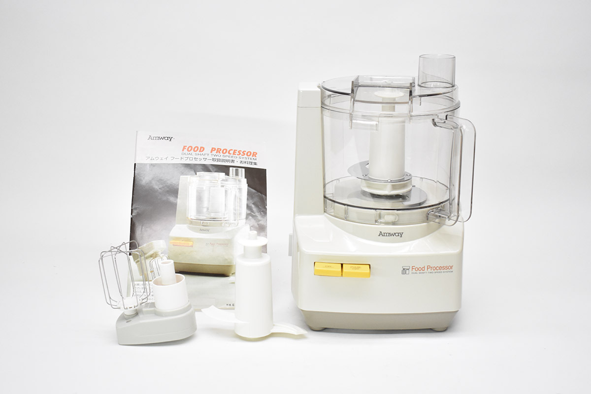 未使用 Amway FOOD PROCESSOR E3288J DUAL SHAFT TWO SPEED SYSTEM[アムウェイ