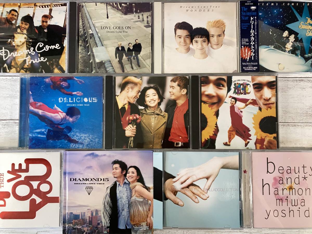即決 W0150 DREAMS COME TRUE(ドリームズ・カム・トゥルー) CD アルバム 11枚セット｜LOVE GOES ON