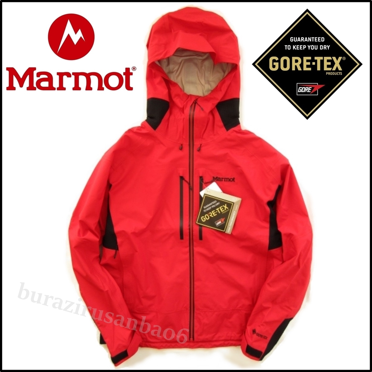 【未使用】メンズ L 定価7.2万 マーモット 防水 GORETEX アルピニストクライミングジャケット 未使用 Marmot