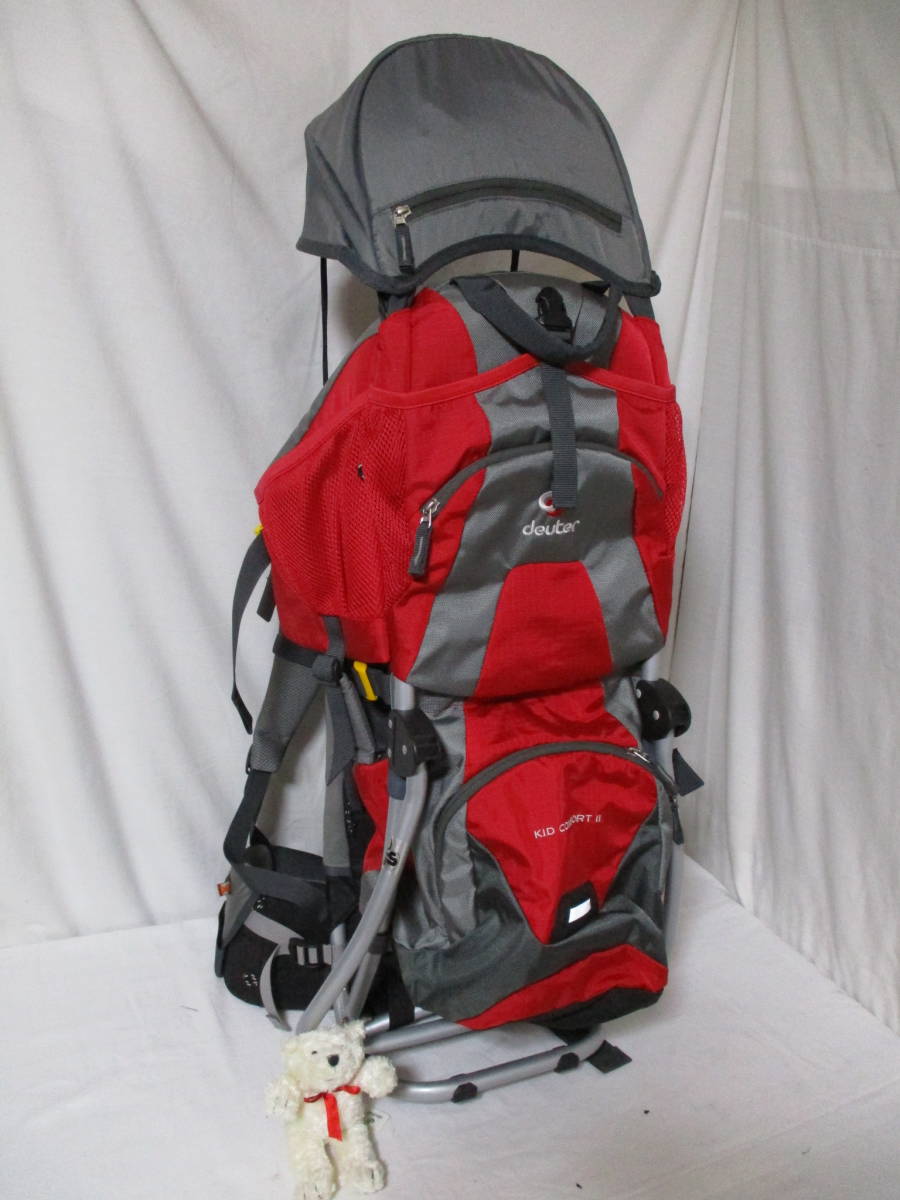 【やや傷や汚れあり】 deuter（ドイター）KID COMFORT II （キッドコンフォートII） ベビーキャリア チャイルドキャリアの