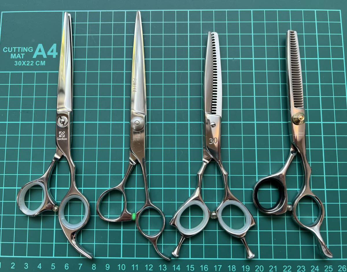 【やや傷や汚れあり】Geckoo F0665 / FUMIYA OMSB70F / Venus Scissors / 他 4個セット