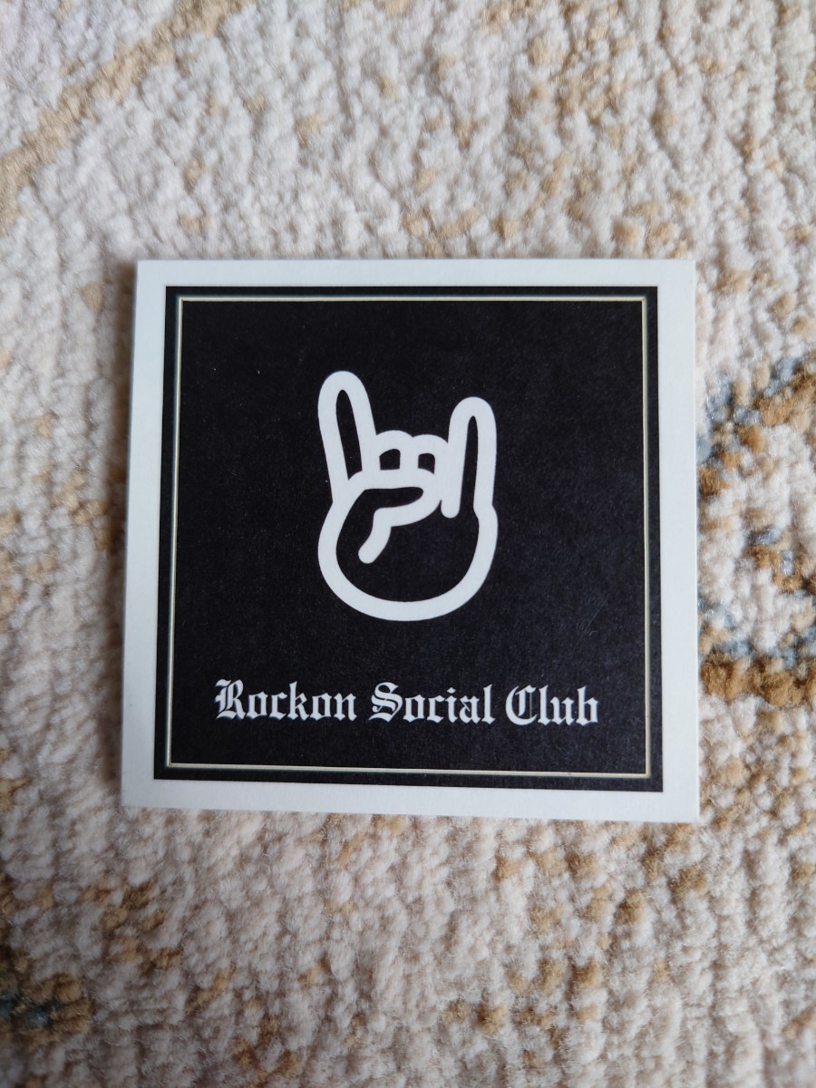 【未使用】Rockon Social Club公式アプリ プレミアム会員限定配布 オリジナルステッカー1枚② ロックオンソーシャルクラブ
