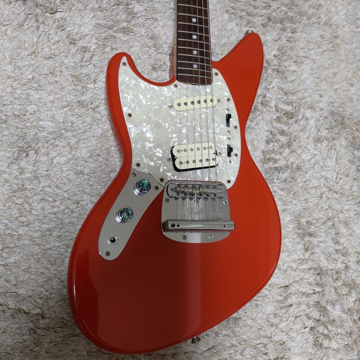 【傷や汚れあり】左利き用 レフトハンド レフティ Fender Japan ジャグスタング Jagstang jagstang Left
