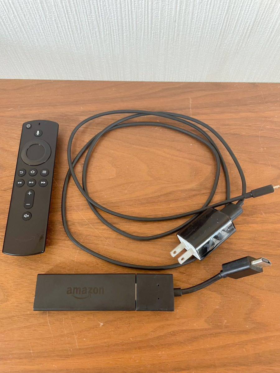 【やや傷や汚れあり】Amazon fire tv stick（第2世代） アマゾン ファイヤーTVスティック リモコン アダプター HDMI
