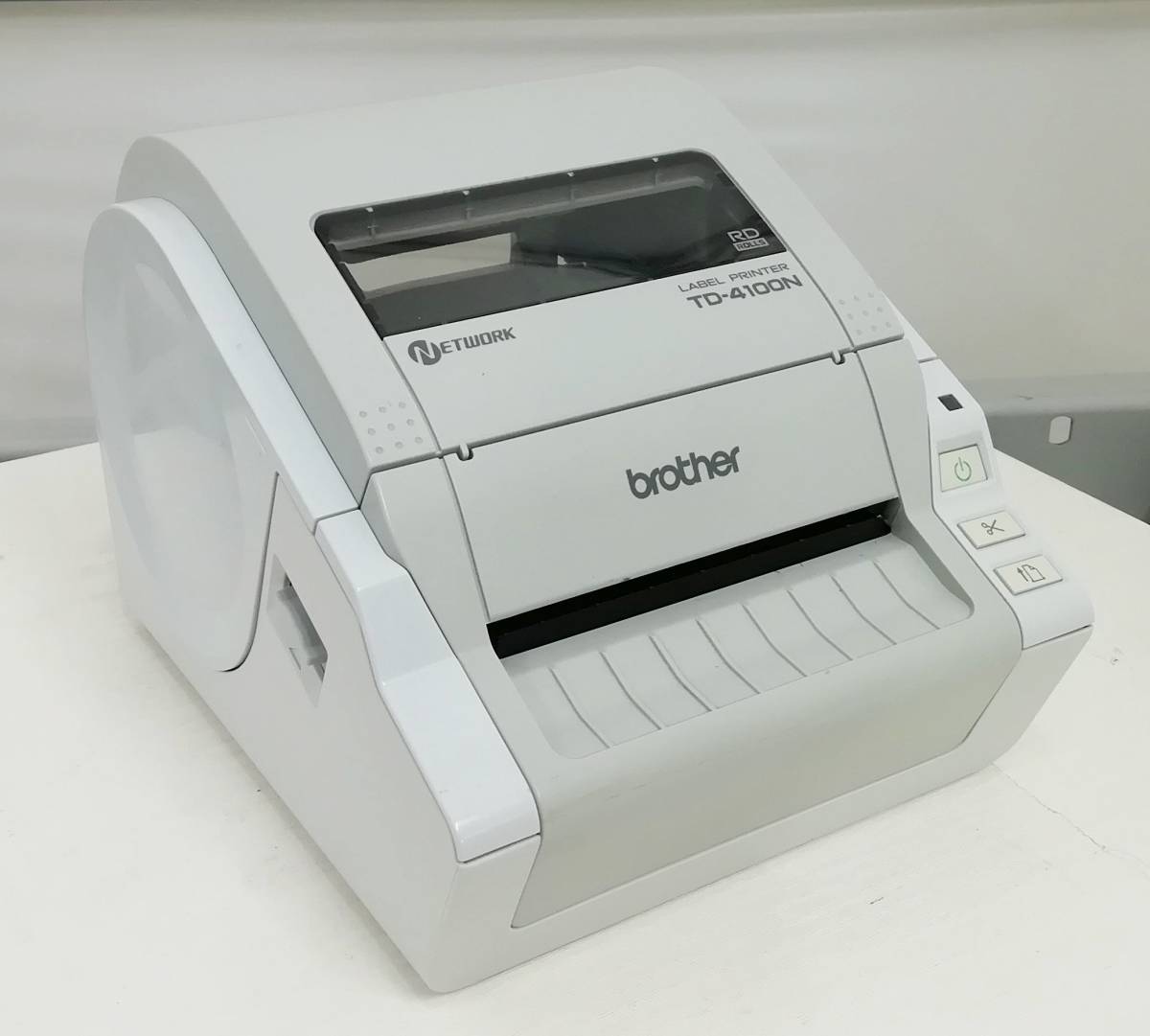 【やや傷や汚れあり】【印刷/カットOK】brother/ブラザー ラベルプリンター TD4100N 102mm幅対応 感熱ラベルプリンター