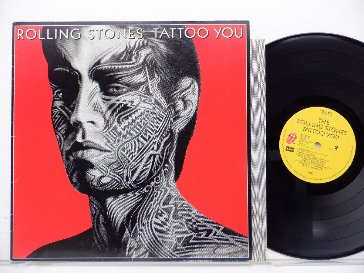 【やや傷や汚れあり】The Rolling Stones(ザ・ローリング・ストーンズ)「Tattoo You(刺青の男)」LP（12インチ