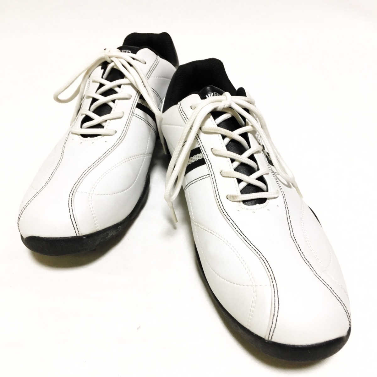 【中古】NEW BREED ニューブリード 男性用 メンズ スニーカー シューズ 靴 くつ 白 ホワイト サイズ 26.5cm EEE