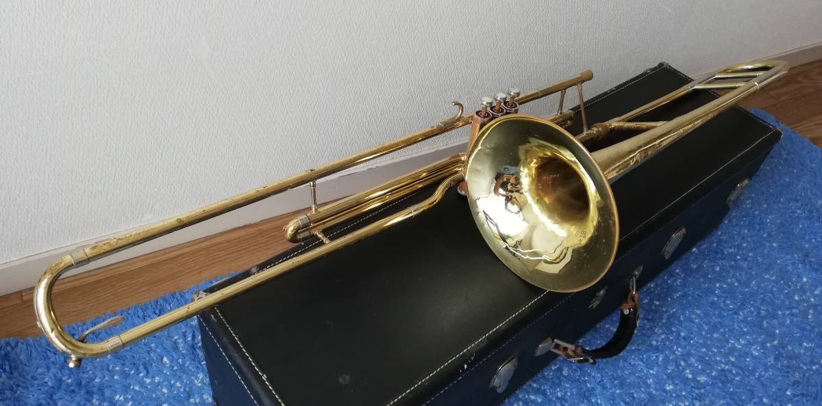 Caravelle by Getzen valve trombone / Getzen バルブトロンボーン ハードケース付 即決アリ！の落札