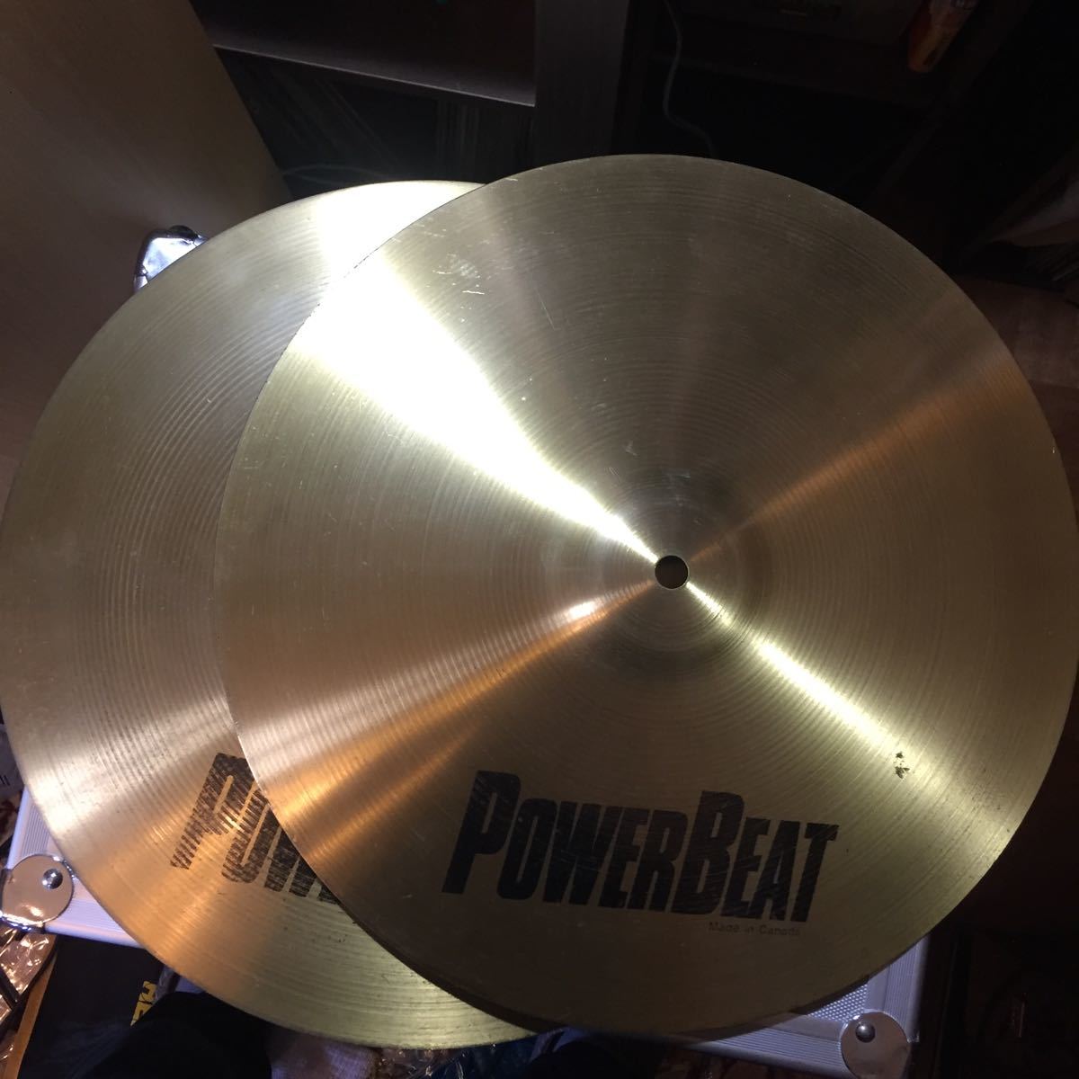 パワービート ハイハットシンバル SABIAN POWER BEAT 14” HiHat Top&Bottom made in CANADA