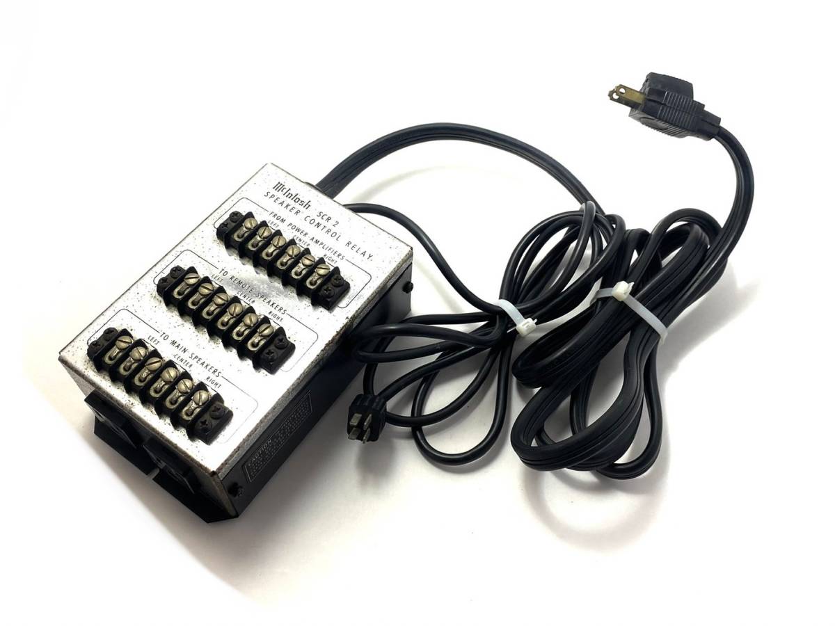 【全体的に状態が悪い】McIntosh/マッキントッシュ SCR2 スピーカーコントロールリレー/SPEAKER CONTROL RELAY