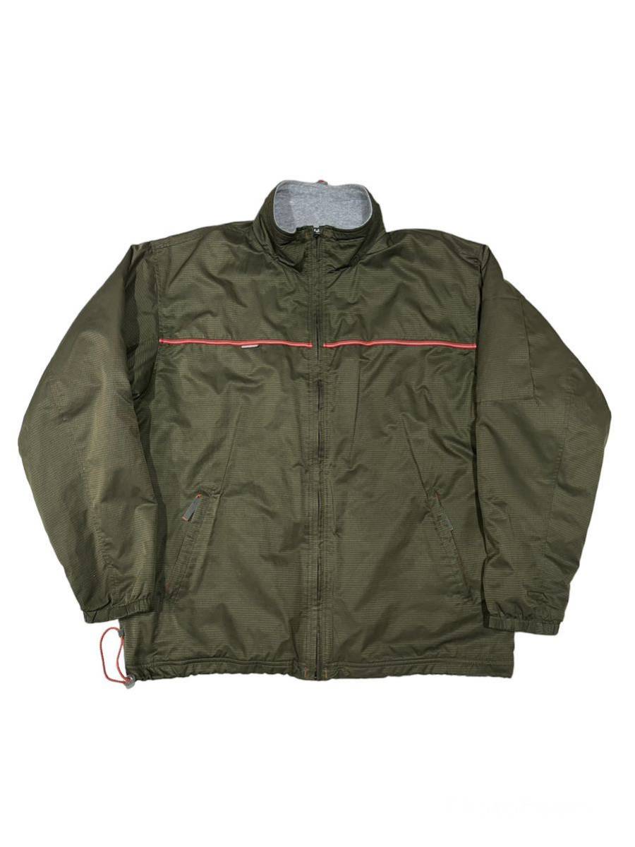 【目立った傷や汚れなし】goldwin ナイロンジャケット 裏地フリース 防風 waterproof 多機能スポーツウェア 古着 Mサイズの