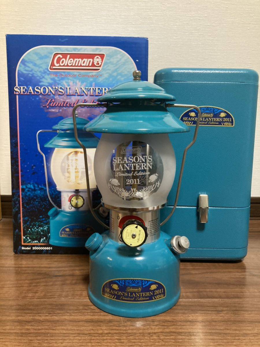 【目立った傷や汚れなし】 美品 Coleman コールマン シーズンズランタン 2011 コーラル リミテッドエディション シングルマントル