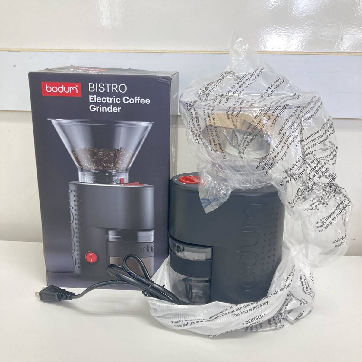 【未使用に近い】CK75 展示品 箱付き bodum BISTRO Electric coffee grinder 電気式 コーヒー