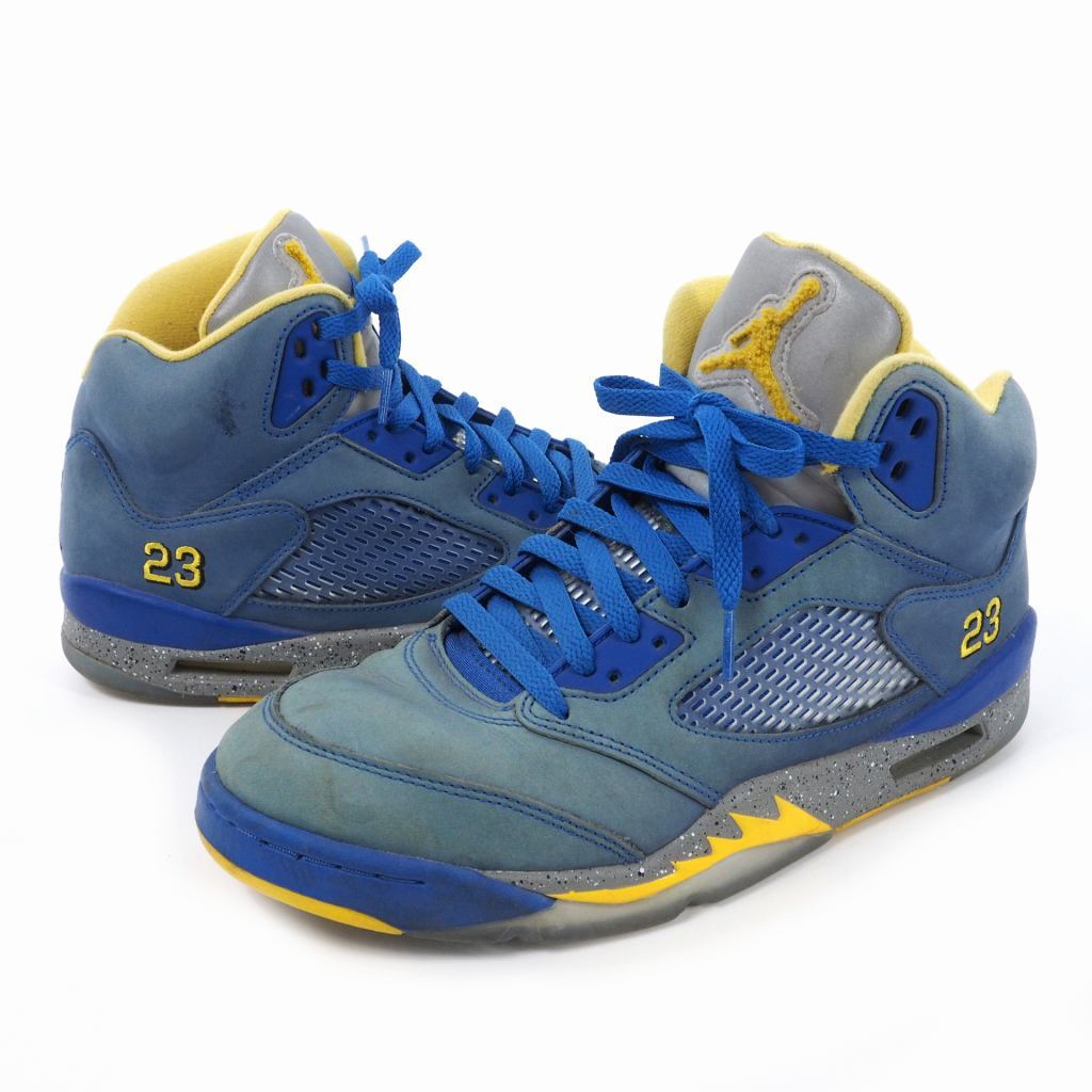 【やや傷や汚れあり】ナイキ NIKE AIR JORDAN 5 LANEY JSP エアジョーダン 5 US9 27.5cm VARSITY