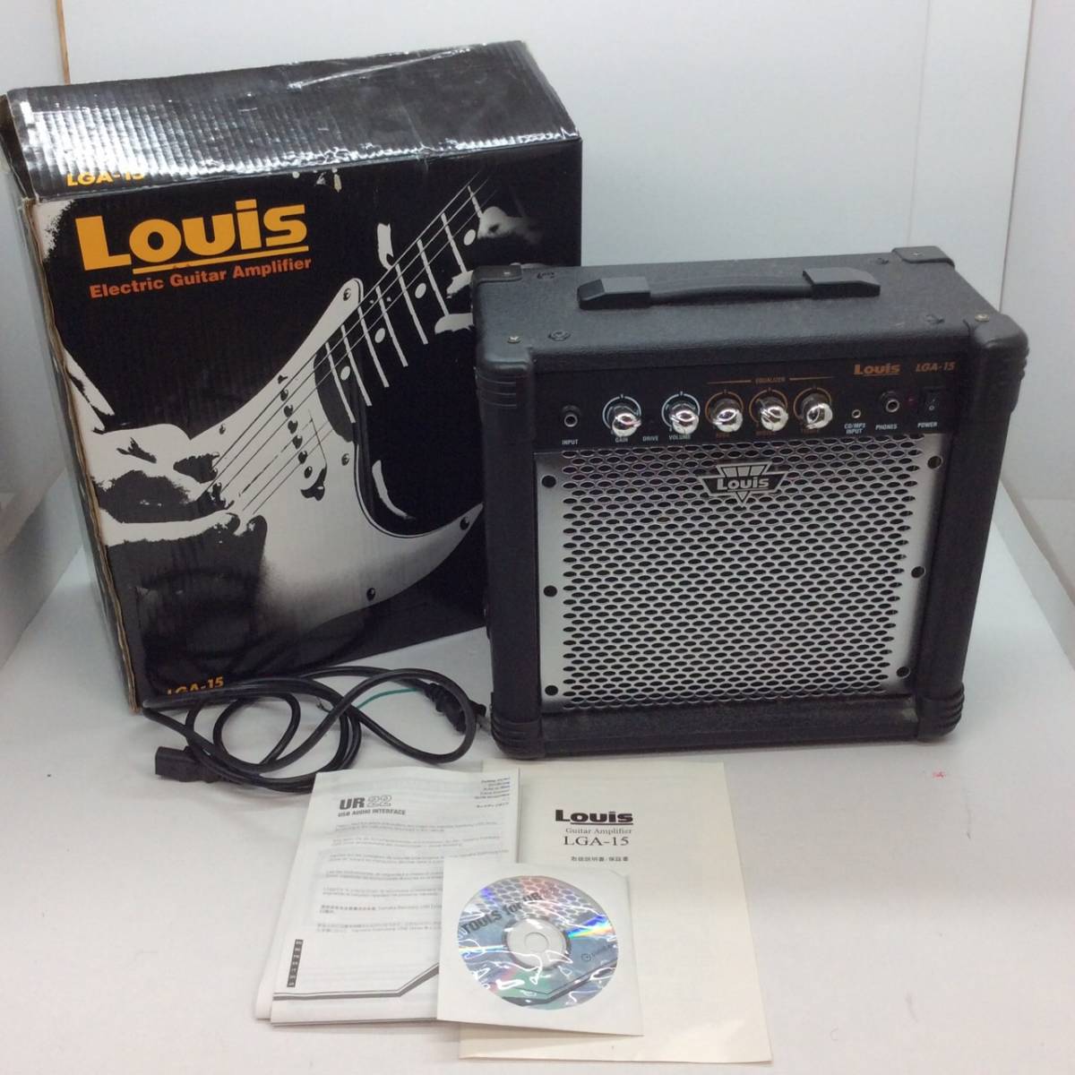 【やや傷や汚れあり】【1円～】No.1478【LOUIS】ルイス ギターアンプ LGA15 Electric Guitar