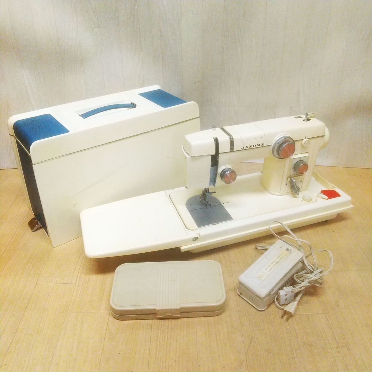 【傷や汚れあり】X609U32350 JANOME ジャノメ MODEL 802 アンティークミシン トピアエース フットコントローラー