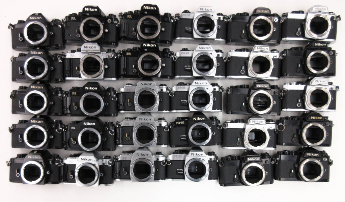 【全体的に状態が悪い】(3279U)ジャンク Nikon EM FA FE FM FG FG20 ニコン まとめてセット 30台 動作未確認