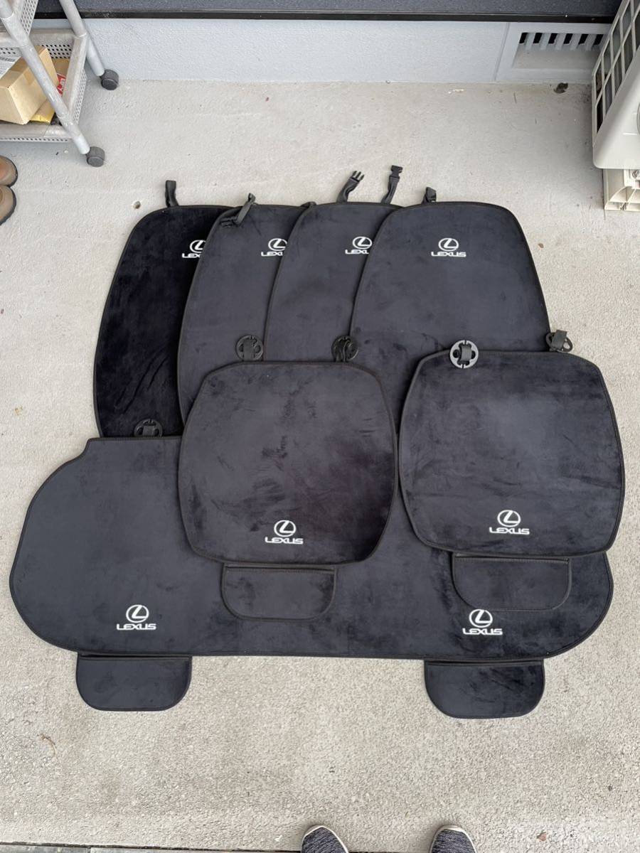 【目立った傷や汚れなし】レクサス LEXUS IS LS RX GS LX UX ES HS 車用 シートカバーセット シート シート