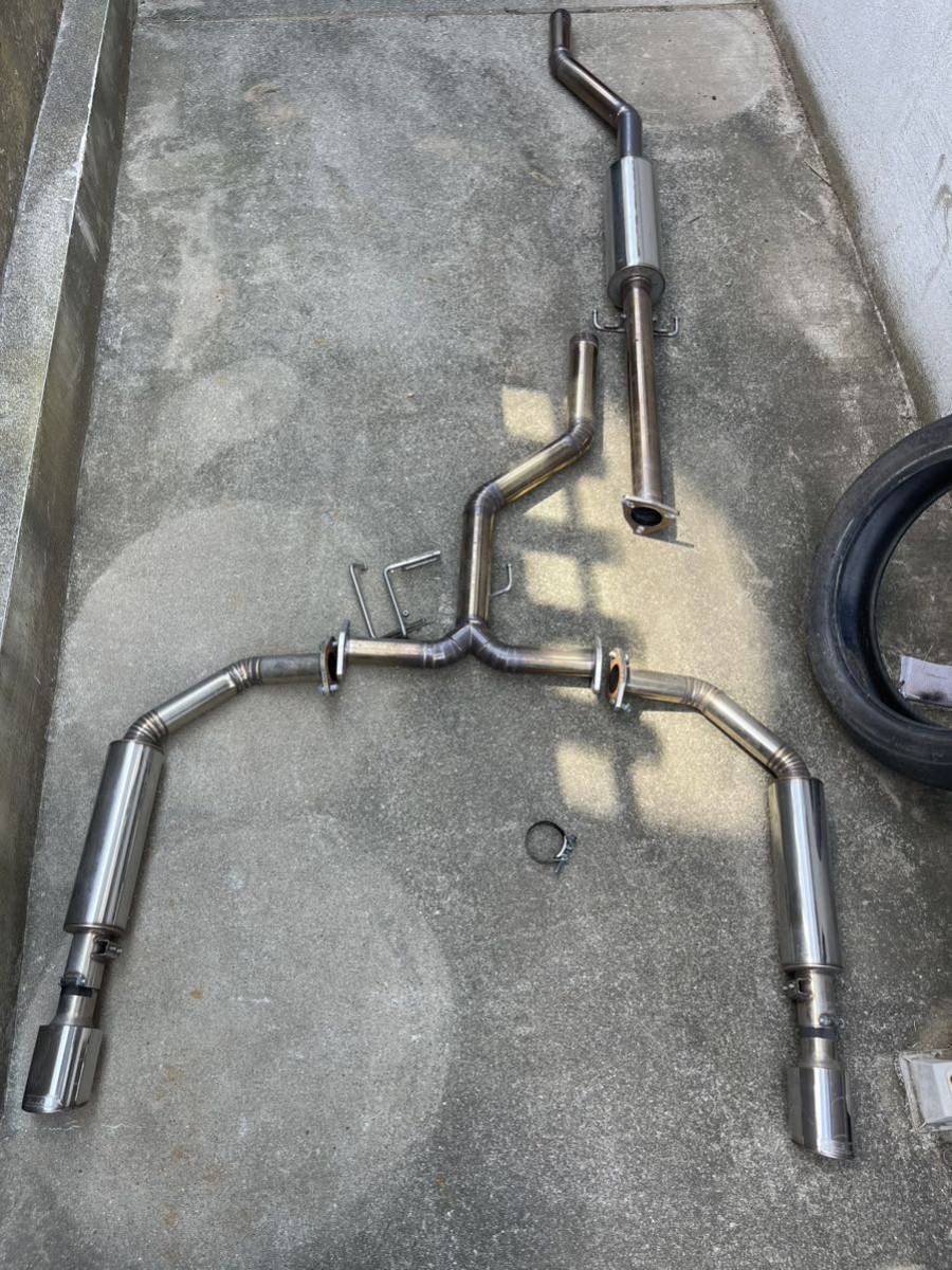 【傷や汚れあり】CW2 CU2 CAT BACK Exhaust KIT LOWEND series 【TYPEA】flash