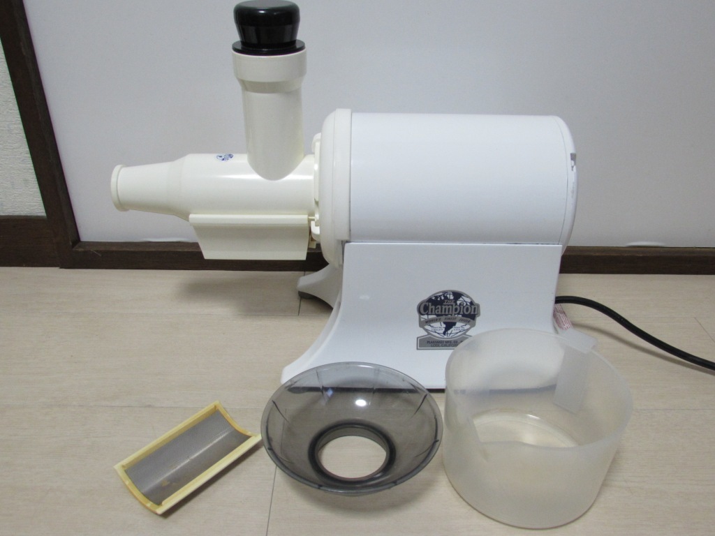 【中古】チャンピオンジューサー THE Champion Juicer PLASTAKET MFG.INC. 中古の落札情報詳細 ヤフオク