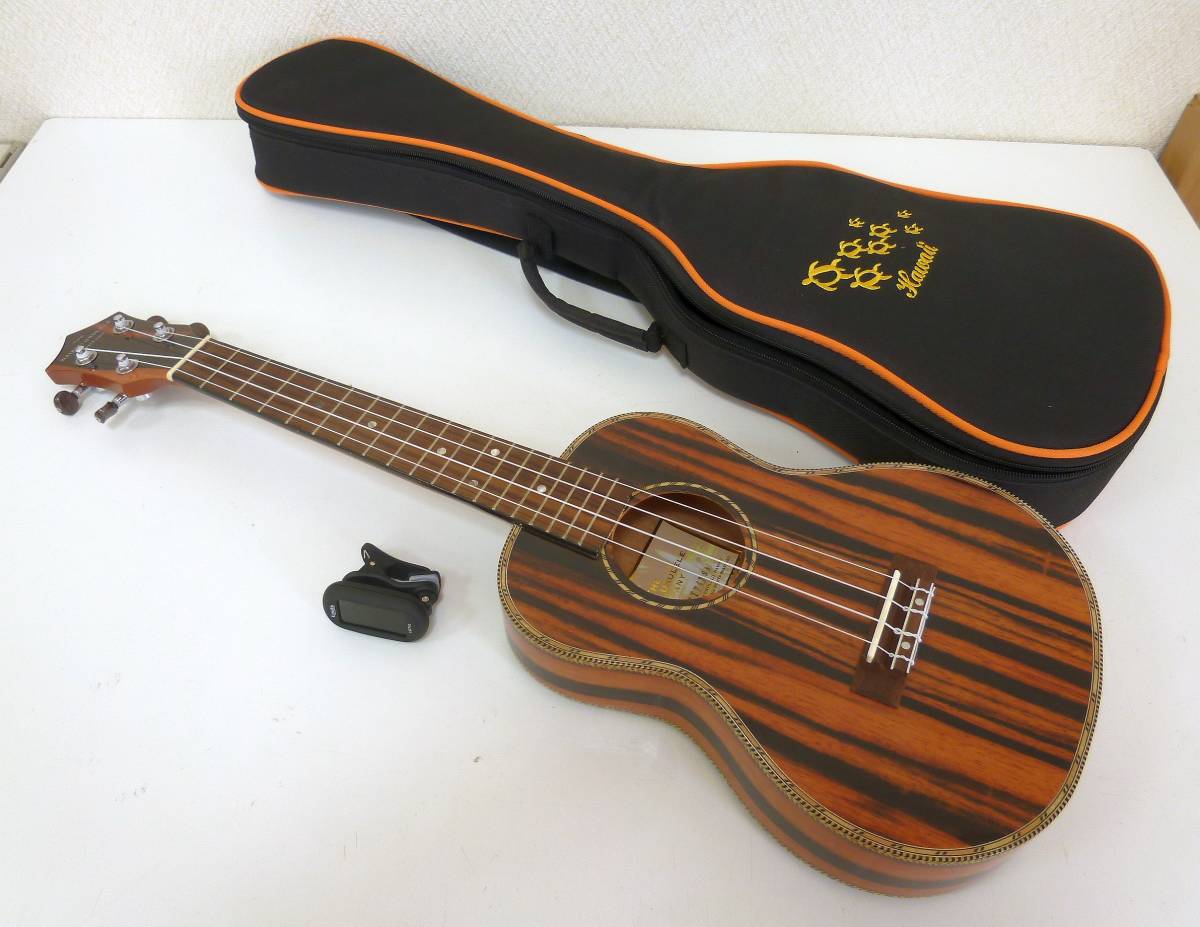 【中古】6977 美品 ワイキキウクレレカンパニー ウクレレ TT74NSA テナーサイズ THE WAIKIKI UKULELE