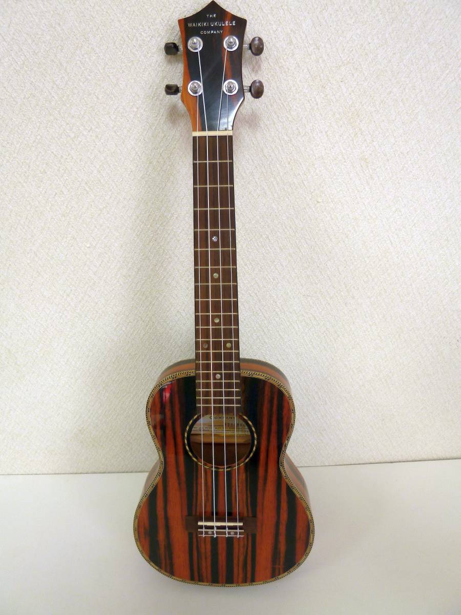 【中古】6977 美品 ワイキキウクレレカンパニー ウクレレ TT74NSA テナーサイズ THE WAIKIKI UKULELE