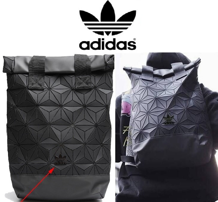 【新品】アディダス オリジナルス 3Dメッシュ リュック・バックパック adidas Originals BACKPACK ROLL TOP 3D・3Dメッシュ 黒 DH0100の落札情報詳細