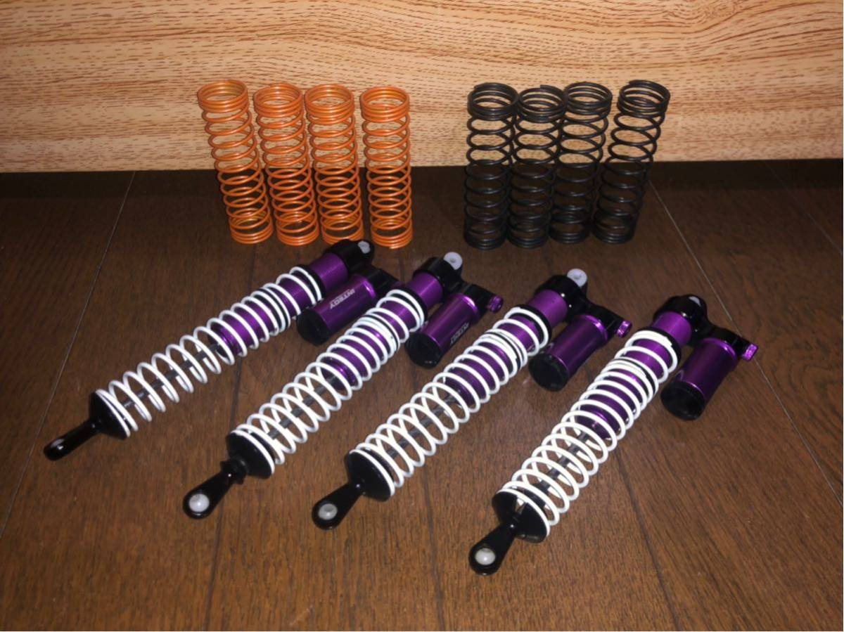 INTEGY Billet Machined Shock Set インテジー ショックセット 4本 HPI SAVAGE サベージ用の落札情報