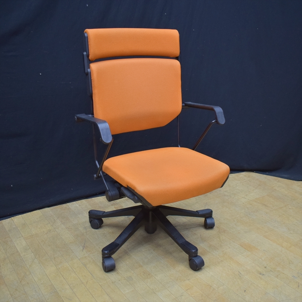 【やや傷や汚れあり】★giroflex ジロフレックス33★ オフィスチェア デスクチェア ワークチェア ハイバック 肘付き 椅子 チェア