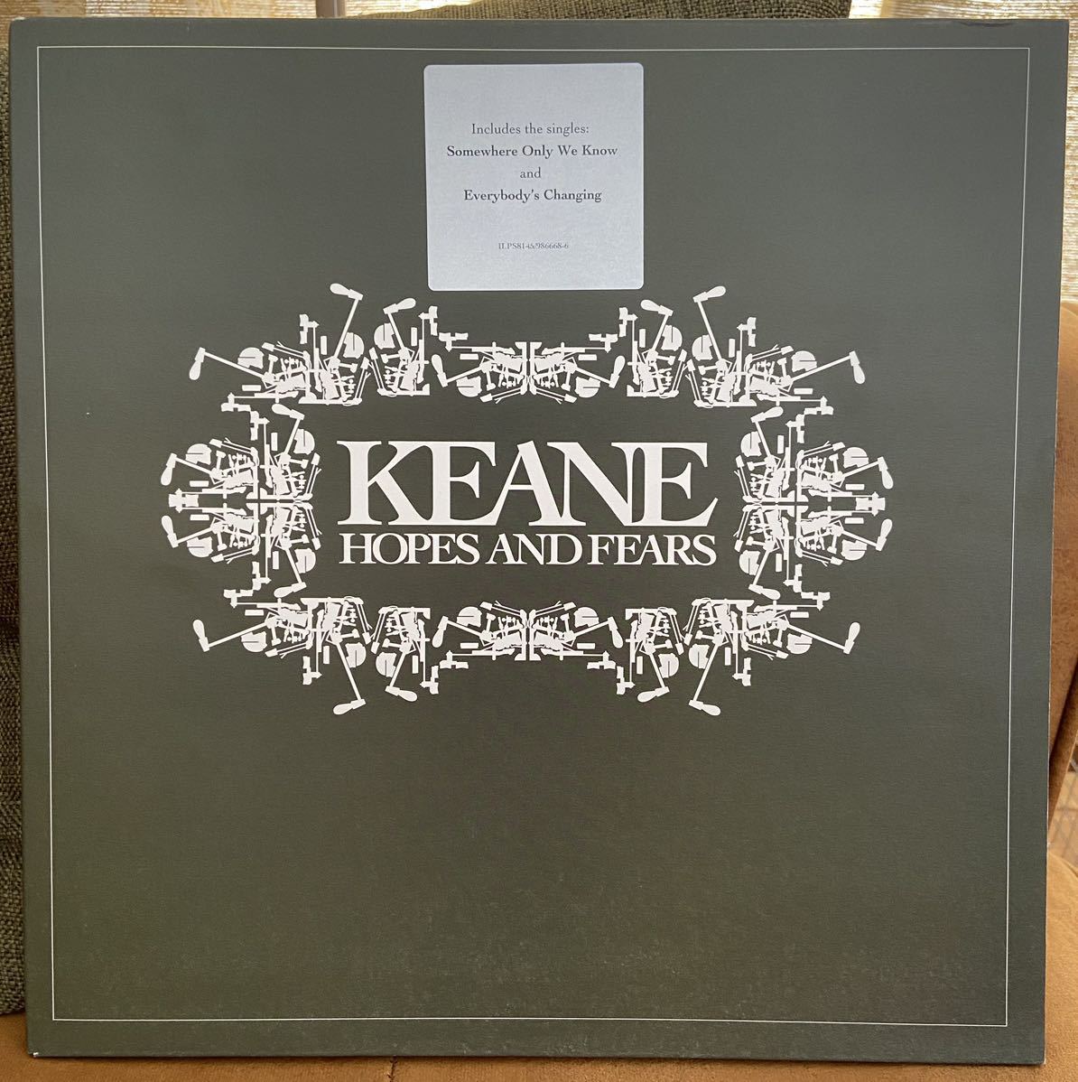 【やや傷や汚れあり】KeaneHopes And Fears【LP】オリジナル盤限定ナンバリング入/Indie Rock,Pop Rock,UK,alternative,oasis