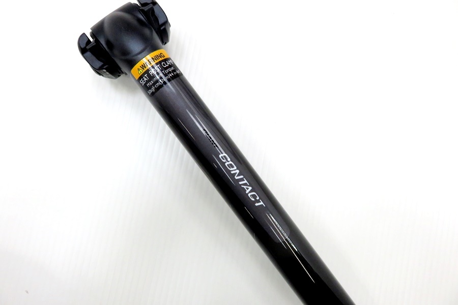 【未使用】未使用保管品 GIANT ジャイアント CONTACT コンタクト カーボンシートポスト ブラック 全長375mm 径27.2mm