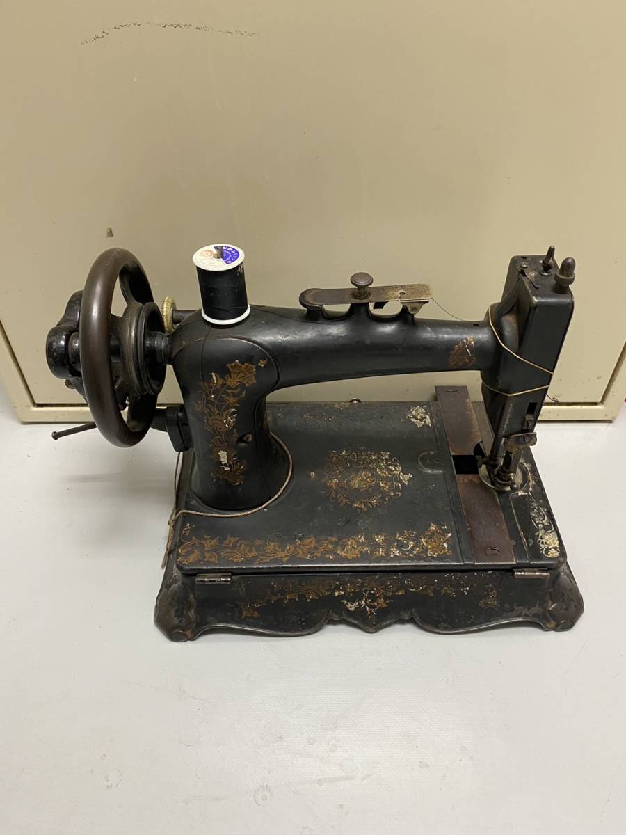 【傷や汚れあり】【MC2006TF】1円～ ミシン アンティークミシン NEW HOME SEWING MACHINE U.S.A. TNo